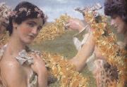 Alma-Tadema, Sir Lawrence When Flowers Return (mk23) oil painting on canvas